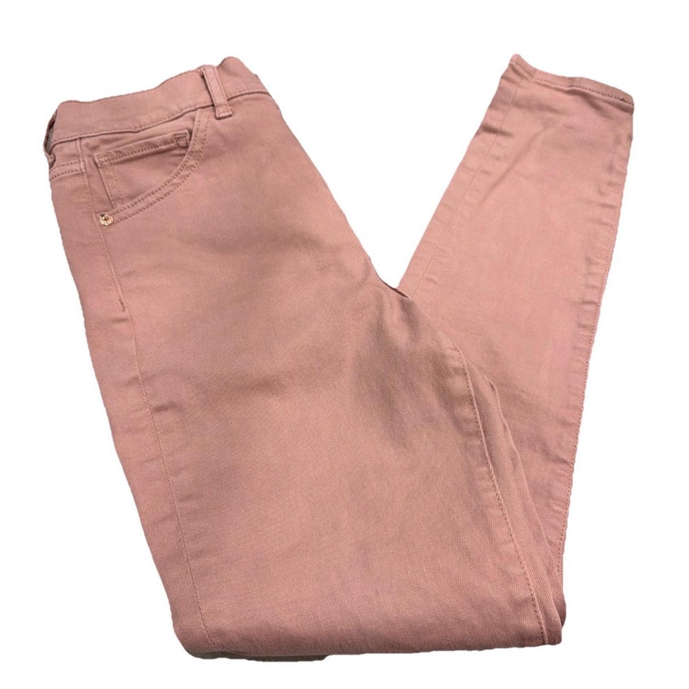 Express Blush Skinny Highrise Pink Jeans apretty Earth Tome Neutral Vibe Size 0R
